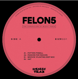 ( BIZR 001 ) FELON5 - The Chronicles Of Mucky Trace EP ( Vinyl Only 12" ) Bizzare Trax
